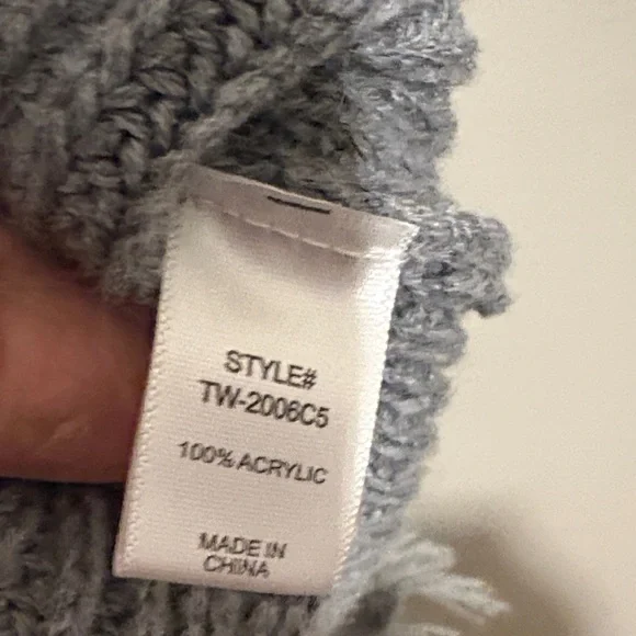 Zenana Outfitters Charcoal V-Neck Sweater - Picture 9 of 10